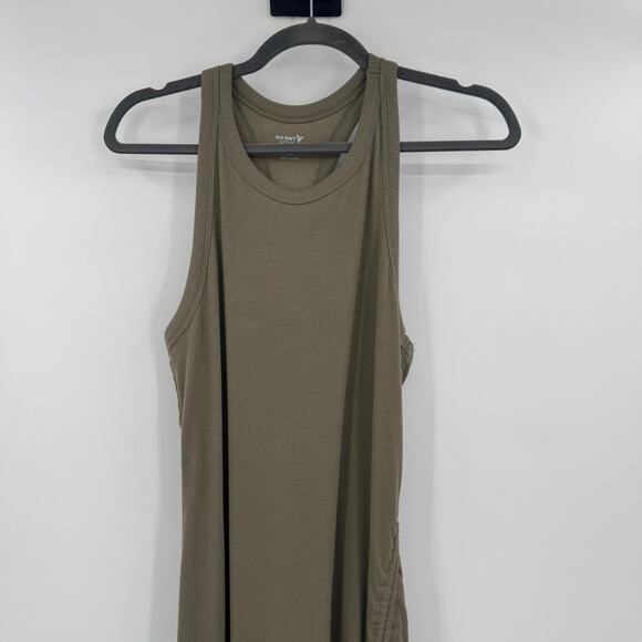 Old Navy Active Ultralite Womens Medium Green Athletic Racerback Tank Maxi Dress - Picture 2 of 10